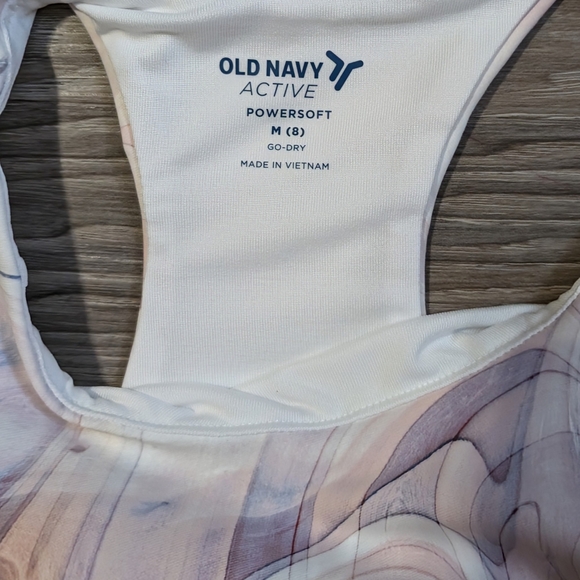 Girls Old Navy Active Wear Top with Built in Bra & Matching Leggings - Picture 3 of 8
